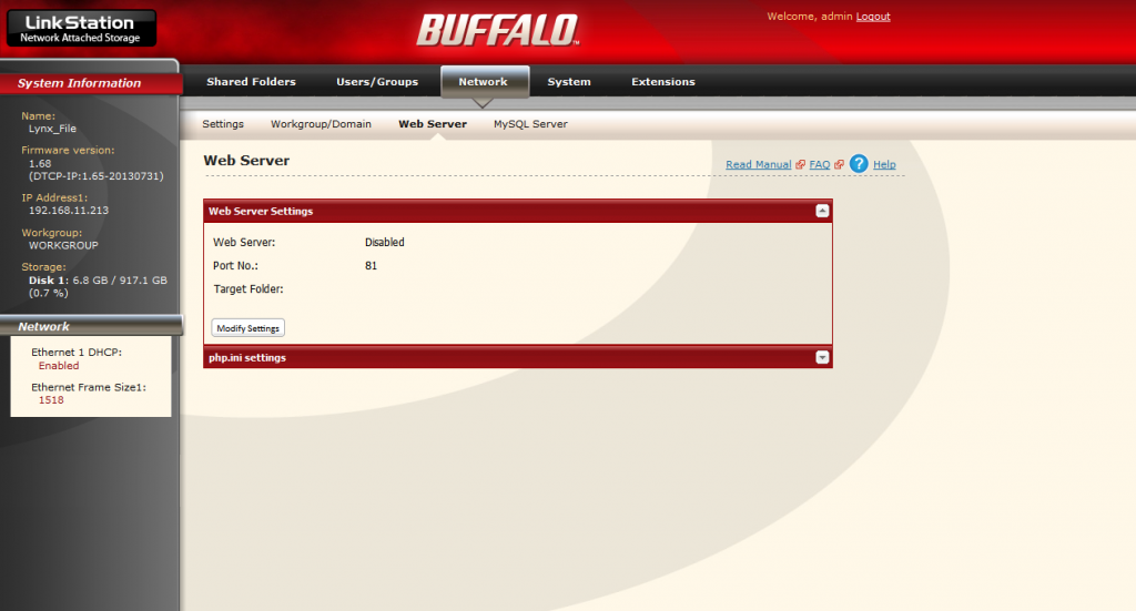 Buffalo_WebServer